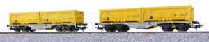 Containertragwagen, H0, Sgmmn - PULLMAN ESU 36601 Spur H0